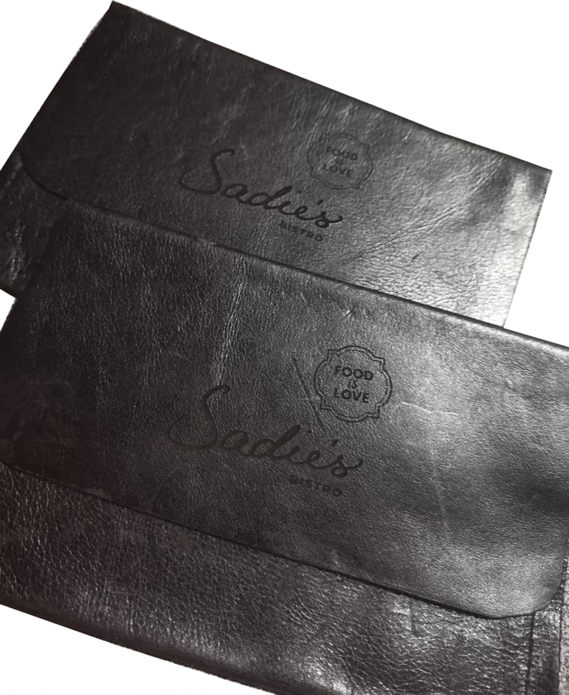 Sadies Bistro Laser Engraving